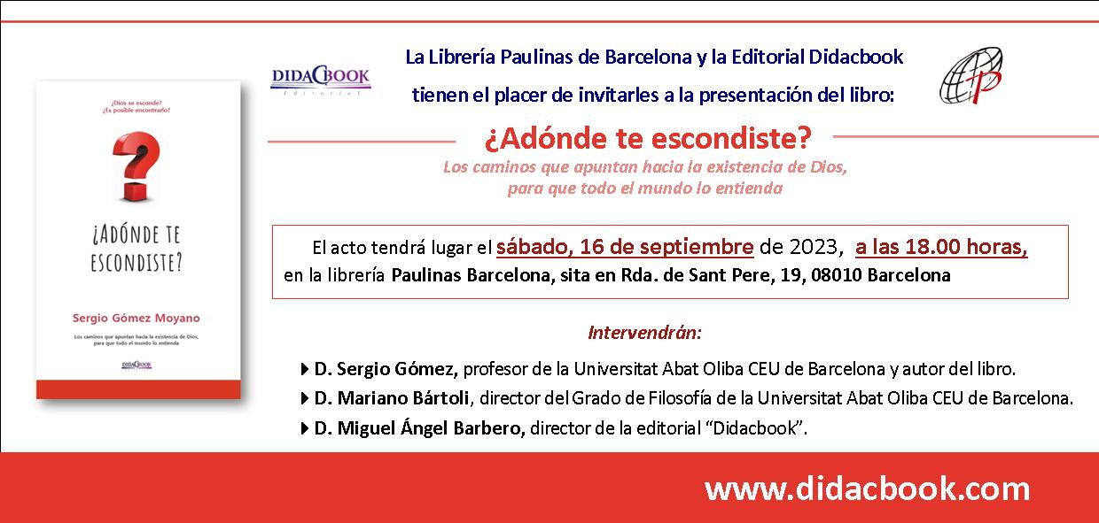 Te presento: “¿Adónde te escondiste?”