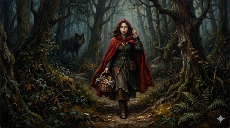 Caperucita roja en el bosque