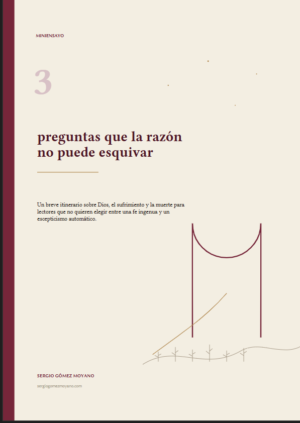 Portada de Tres preguntas que la razón no puede esquivar